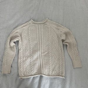 J crew boys off white sweater; size 10